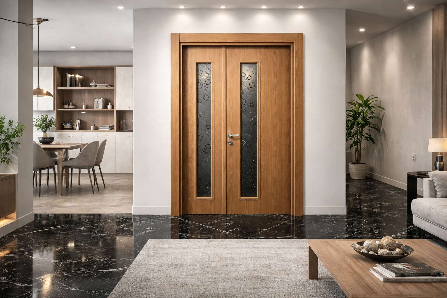 باب غرفة المعيشة Porte Salon( 120 cm) 